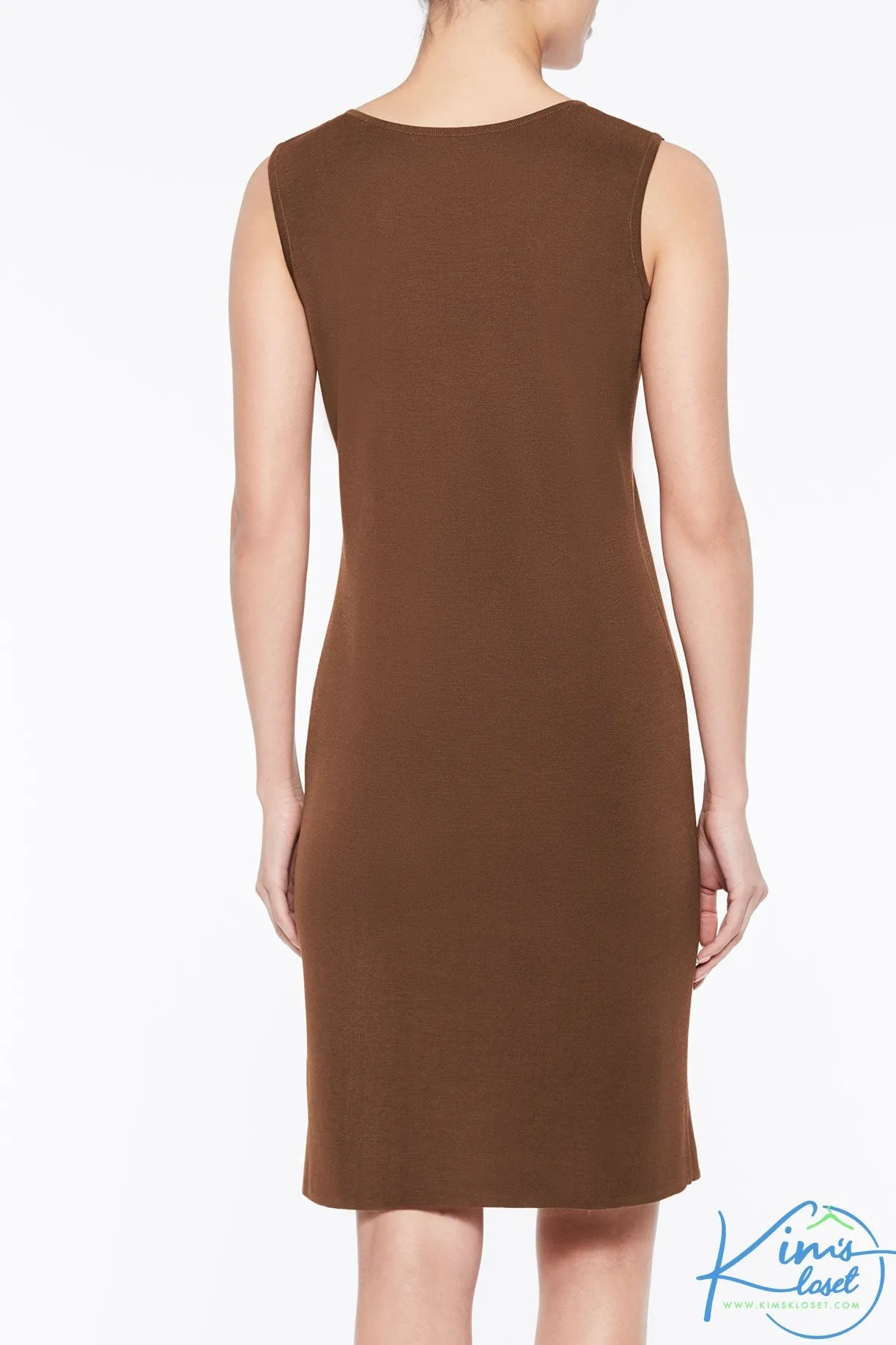 Sleeveless Sheath Knit Dress