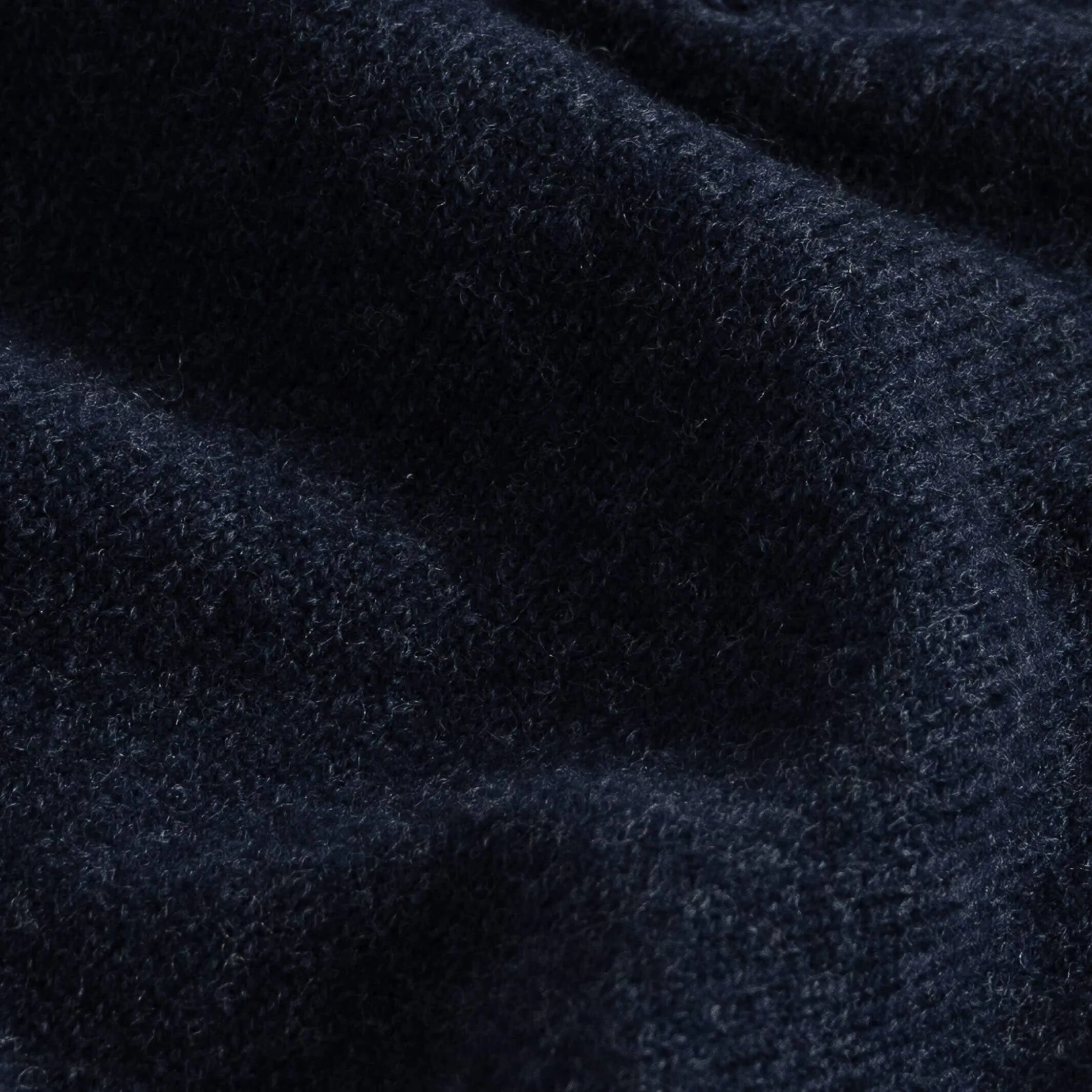 The Navy Heather Brewer Mock Neck Sweater