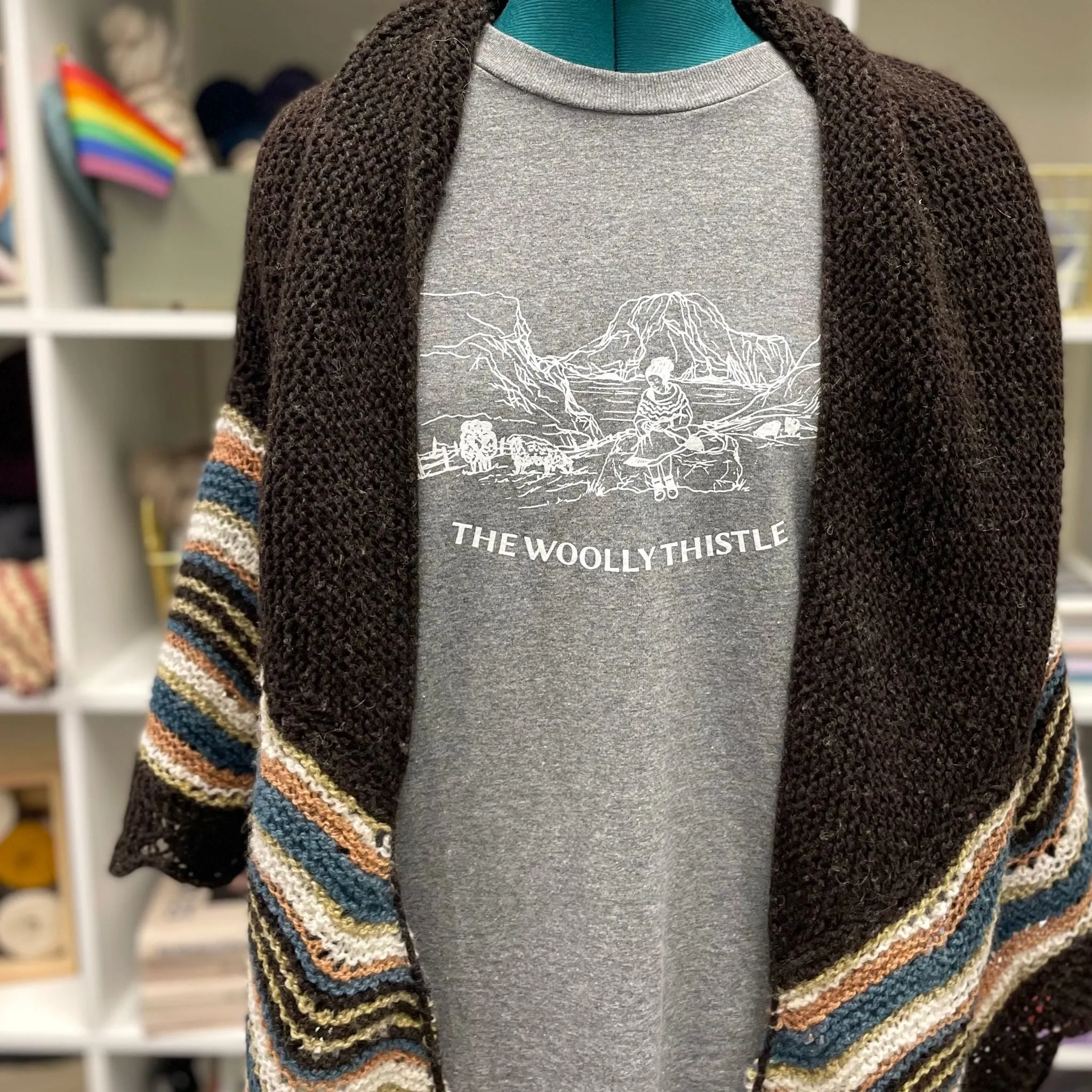 The Woolly Thistle T-Shirt - Fair Isle Joy