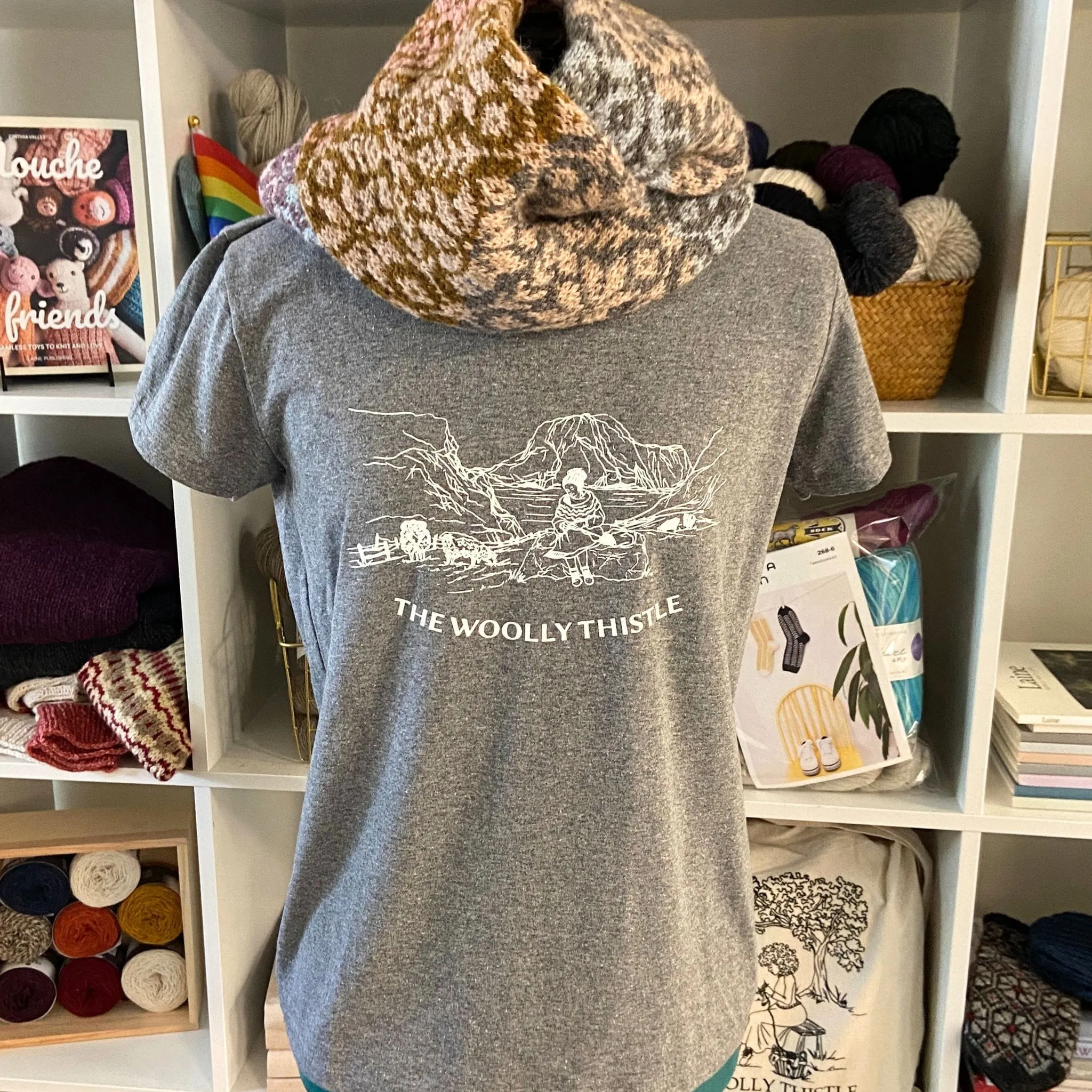 The Woolly Thistle T-Shirt - Fair Isle Joy