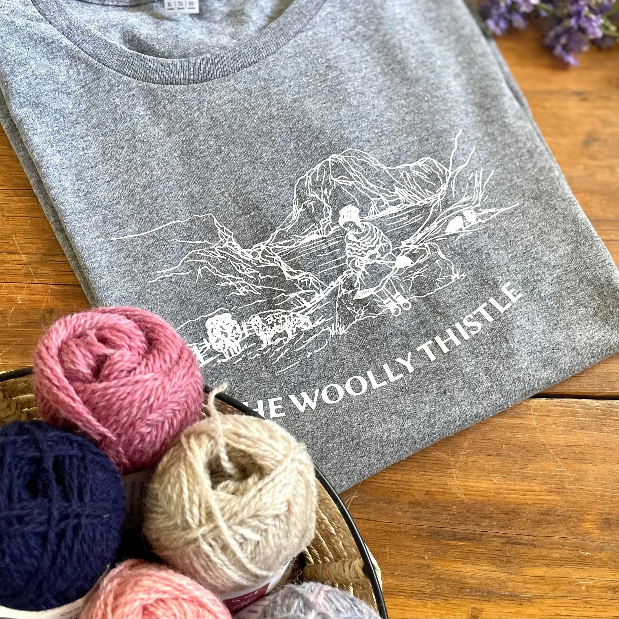 The Woolly Thistle T-Shirt - Fair Isle Joy