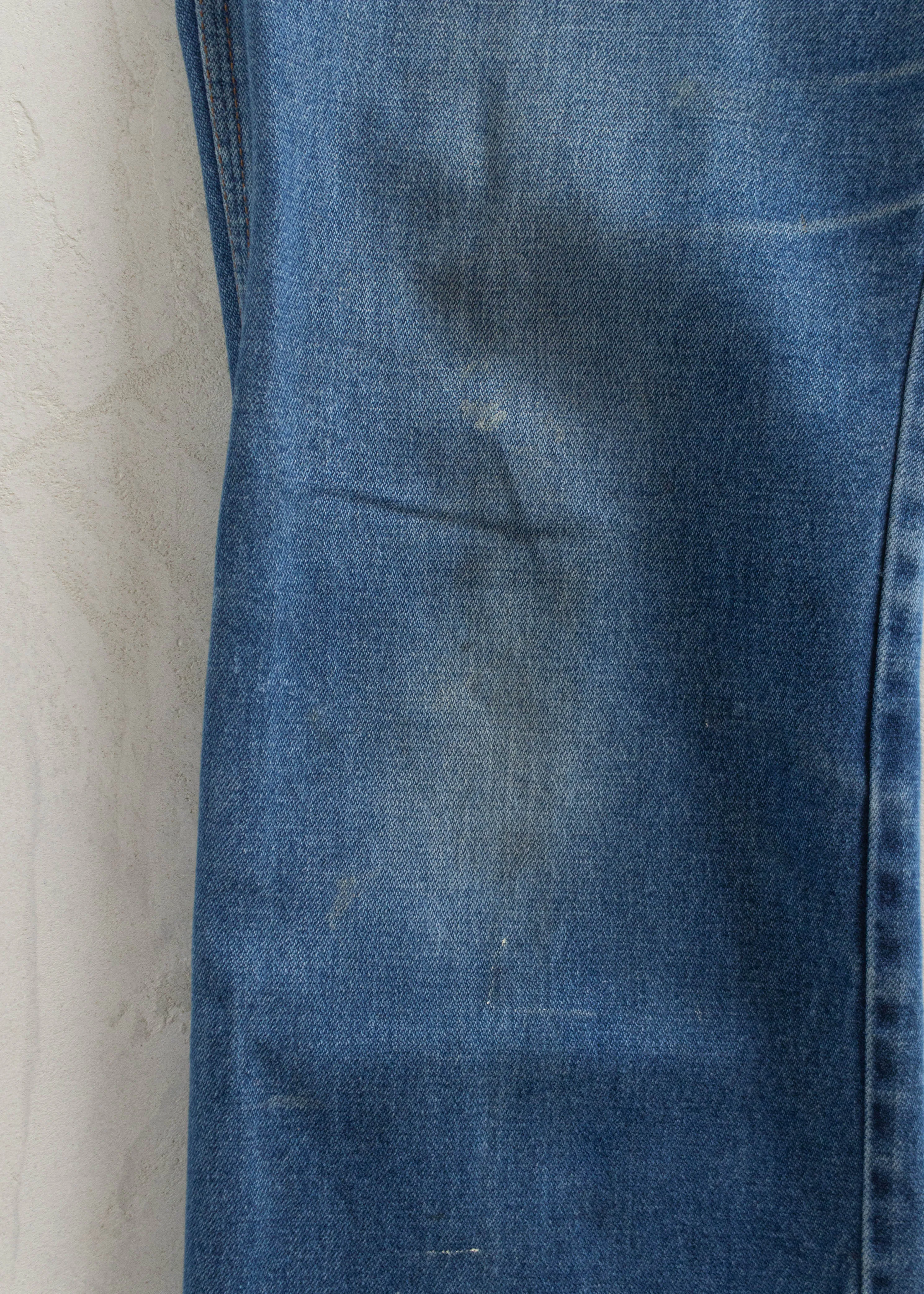 Vintage 1980s Wrangler Darkwash Flare Jeans Size Women's 28 / Men's 31