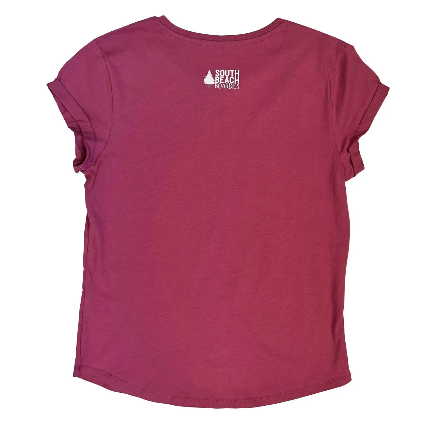 Women's Organic Cotton T-Shirt: Berry 'Ocean Pollution Makes Me Crabby'